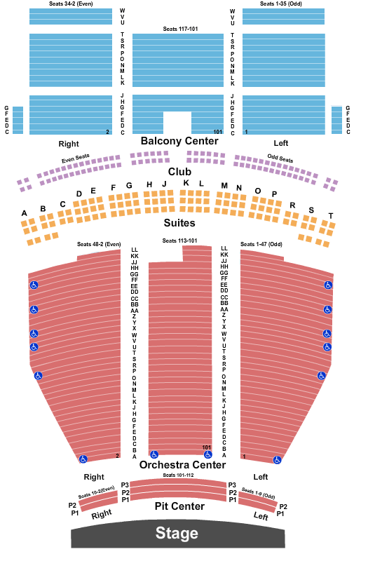 Saenger Theatre Sound Of Music Seating Chart
